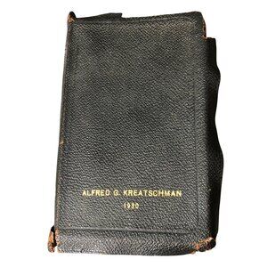 2/$30 Evangelica Lutheran Hymn-Book 1927 Leather Concordian Publishing Antique V